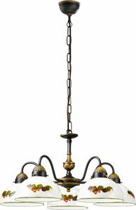 Kolarz Kolarz 731.85.121 - Żyrandol na łańcuchu NONNA 5xE27/75W/230V winogrona/truskawki KL0352