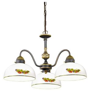 Kolarz Kolarz 731.83.121 - Żyrandol na łańcuchu NONNA 3xE27/75W/230V winogrona/truskawki KL0358