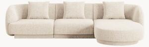 Sofa narożna z szenilu Tulum (4-osobowa)