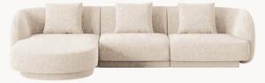 Sofa narożna z szenilu Tulum (4-osobowa)