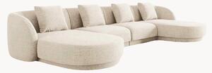Sofa panoramiczna z szenilu Tulum (5-osobowa)