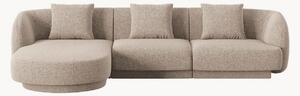Sofa narożna z szenilu Tulum (4-osobowa)