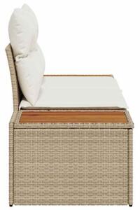 Sofa ogrodowa beżowy 184 x 62 x 85cm polirattan