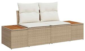 Sofa ogrodowa beżowy 184 x 62 x 85cm polirattan
