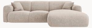 Sofa narożna z szenilu Nolio