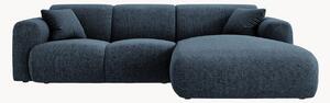 Sofa narożna z szenilu Nolio (4-osobowa)