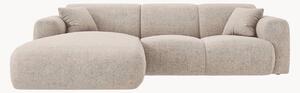 Sofa narożna z szenilu Nolio