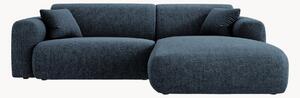 Sofa narożna z szenilu Nolio (3-osobowa)