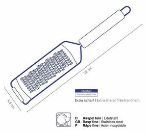 Kela Tarka drobna Rondo, stal nierdzewna 3 mm