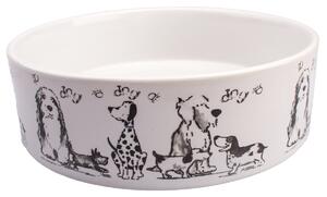 Ceramiczna miska dla psa Dog friends, 15 x 5 cm