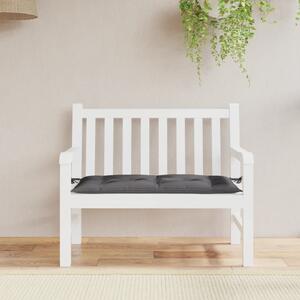 Poduszka na ławkę ogrodową, antracytowa, 110x50x7 cm, tkanina