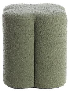 Zielony puf z materiału bouclé Nalani – Light & Living