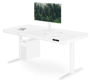 Biurko elektryczne z regulacją wysokości Ellis 140x70 cm, kolor biały
