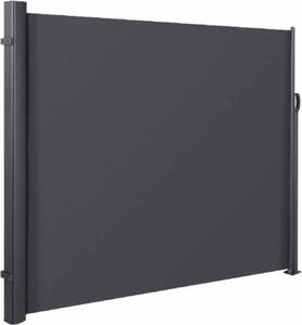 Happyment nowoczesny parawan - wiatrochron - tkanina zapewniajca prywatno - parawan - siatka ogrodzeniowa - wiatrochron - wiatrochron PVC - 350×180cm - czarny