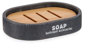 Mydelniczka SOAP z bambusowym ociekaczem