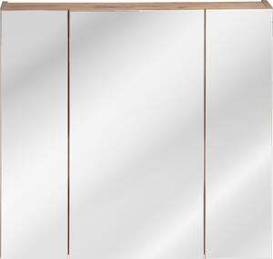 Szafka azienkowa Z Lustrem 80 Cm 3 Drzwi Db Zoty Wiszca