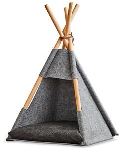 Namiot dla kota Tipi, filcowy, legowisko 44x42x45/65 cm, ZELLER
