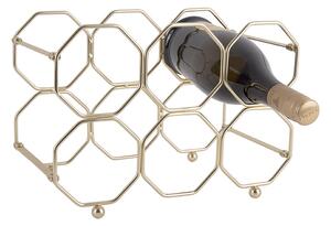 Stojak na wino HONEYCOMB, na 6 butelek, 31 x 22 x 16,5 cm