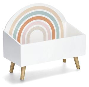 Skrzynia na zabawki RAINBOW, MDF + sosna