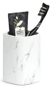 Ceramiczny kubek na szczoteczki MARBLE