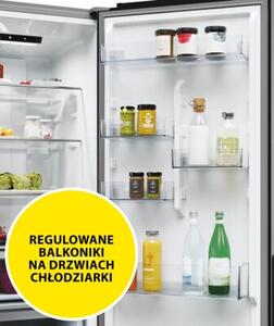 Lodówka CANDY Fresco 300 ECN2CQTEX206 No Frost 205cm inox