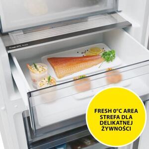 Lodówka CANDY Fresco 300 ECN2CQTEX206 No Frost 205cm inox