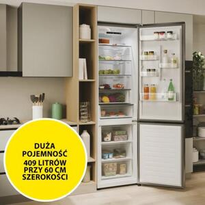 Lodówka CANDY Fresco 300 ECN2CQTEX206 No Frost 205cm inox