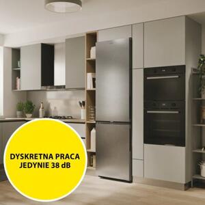Lodówka CANDY Fresco 300 ECN2CQTEX206 No Frost 205cm inox