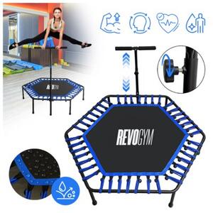 Trampolina fitness VELACO TRAMP-FITNESS-130 Czarno-niebieski