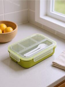 Sinsay - Lunch box ze sztućcami - zielony