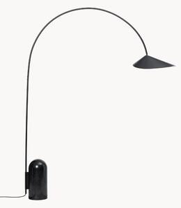 Lampa łukowa z regulacją wysokości i podstawą z marmuru Arum
