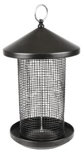 FLAMINGO Karmnik dla ptaków Frode, 19 cm, metalowy, czarny