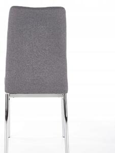 Krzesło tapicerowane do jadalni k309 jasny popiel