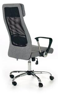 Fotel biurowy ergonomiczny obrotowy zoom popiel