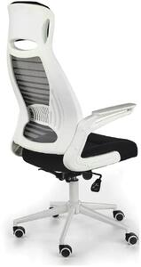 Fotel biurowy ergonomiczny obrotowy franklin czarny/biały