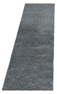 Szary chodnik 80x250 cm Fluffy – Ayyildiz Carpets