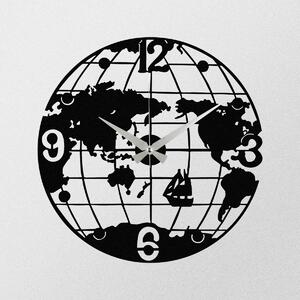 Zegar ścienny World S018 Black, 48 x 48 cm