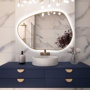 Lustro Asymetryczne Led STAIN I 50 x 36 cm Biały Ciepła