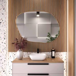 Lustro CONTORNO IV w Ramie 50 x 36 cm Biały