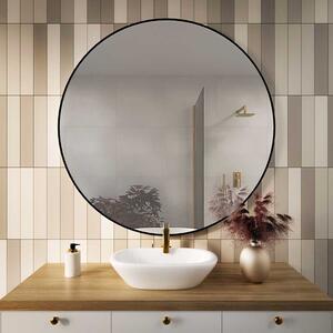 Lustro Tiny Border (z Ramą) 50 cm Biały