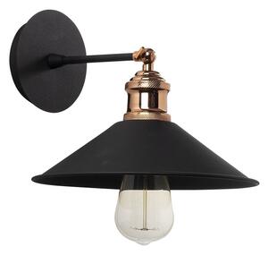 Czarny kinkiet ø 24 cm Berceste – Opviq lights