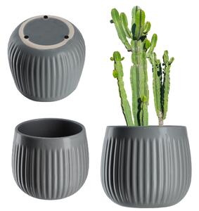 Osłonka ceramiczna Vario 14 cm, szara