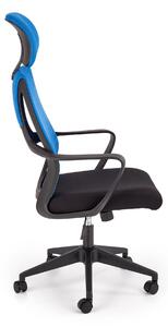 Fotel biurowy ergonomiczny obrotowy valdez niebieski