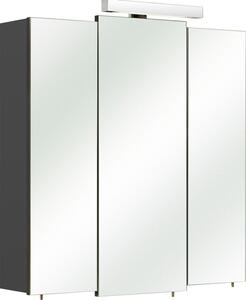 Podświetlana szafka lustrzana Quickset 311, antracytowa
