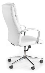 Fotel biurowy gabinetowy obrotowy aurelius biały