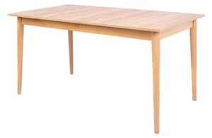 Rozkładany stół drewniany do salonu kuchni lub biura TMS04, jasny dąb