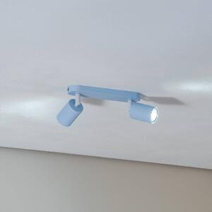 Reflektor sufitowy Livia, jasnoniebieski, 35 cm, 2-punktowa, metal, GU10 Livia TK Lighting, możliwość ściemniania, niebieski, pokój dziecięcy, metal
