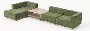 Narożna sofa modułowa ze stolikiem kawowym Colin (4-osobowa)