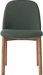 Krzesło tapicerowane z drewna jesionowego Julie