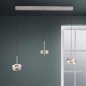 Q-Smart-Home Inteligentna lampa wisząca Q-Rotate, możliwość ściemniania, aluminiowy / szary / cynkowy, salon / jadalnia, aluminium, nowoczesny